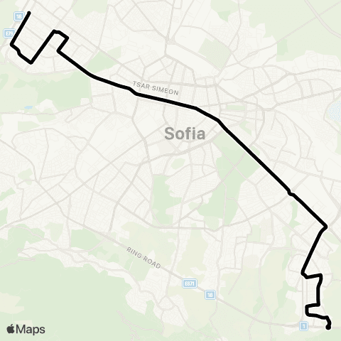 Център за градска мобилност Ж.К. МЛАДОСТ 4 - Ж.К. ЛЮЛИН 1,2 - Ж.К. МЛАДОСТ 4 map