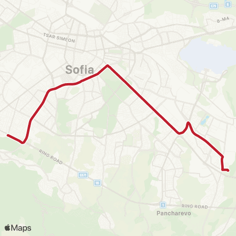 Център за градска мобилност НИМ - Ж.К. Дружба 2 - НИМ map