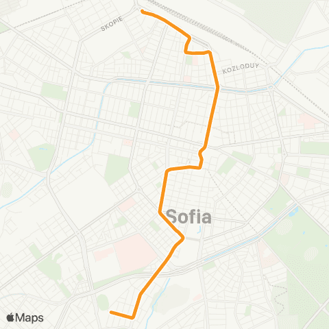 Център за градска мобилност НАДЛЕЗ НАДЕЖДА - Ж.К. ИВАН ВАЗОВ - НАДЛЕЗ НАДЕЖДА map