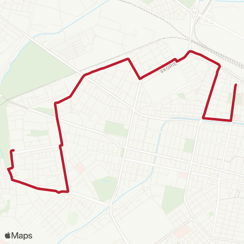 Център за градска мобилност Ж.К. Западен парк - Централна гара - Ж.К. Западен парк map