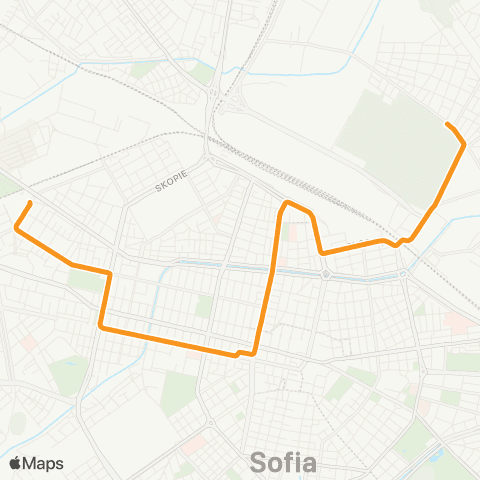 Център за градска мобилност Гара Захарна фабрика - МЕТРОСТАНЦИЯ К. ВЕЛИЧКОВ - Гара Захарна фабрика map