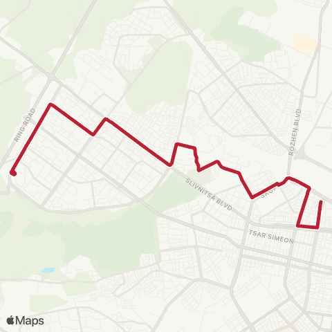 Център за градска мобилност ЦЕНТРАЛНА ГАРА - Ж.К. ЛЮЛИН-5 - ЦЕНТРАЛНА ГАРА map