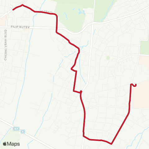 Център за градска мобилност СТУДЕНТСКИ ГРАД - МЕТРОСТАНЦИЯ ВИТОША - СТУДЕНТСКИ ГРАД map