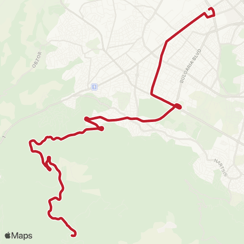 Център за градска мобилност УЛ. БЯЛАТА ЧЕШМА - БУЛ. ЦАР БОРИС ІІІ - УЛ. БЯЛАТА ЧЕШМА map