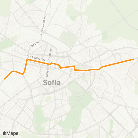 Център за градска мобилност Гара Подуяне - ДЕПО ИСКЪР - Гара Подуяне map