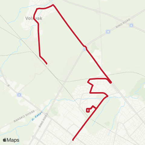 Център за градска мобилност ПЛОДОХРАНИЛИЩЕ - МЕТРОСТАНЦИЯ СЛИВНИЦА - ПЛОДОХРАНИЛИЩЕ map