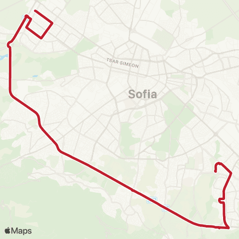 Център за градска мобилност Ж.К. МЛАДОСТ 1 - Бул. Никола Петков - Ж.К. МЛАДОСТ 1 map