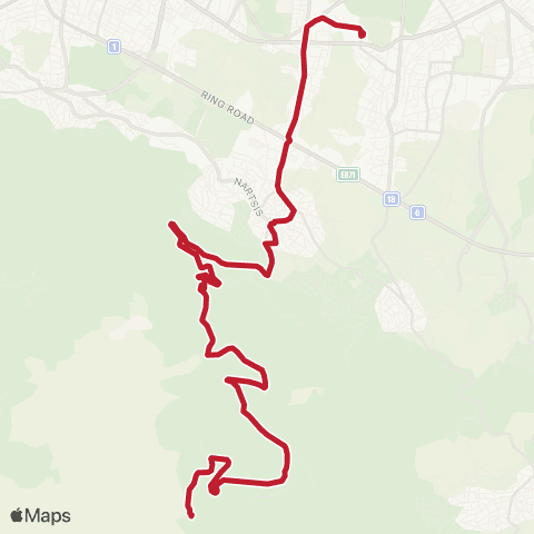 Център за градска мобилност ЗООПАРКА - ХИЖА АЛЕКО - ЗООПАРКА map