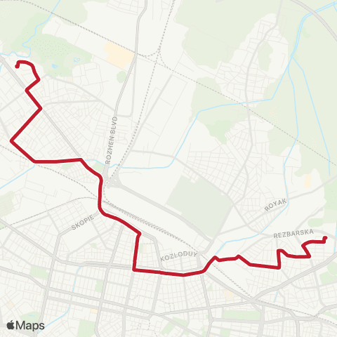 Център за градска мобилност Ж.К. ХАДЖИ ДИМИТЪР - Ж.К. ВРЪБНИЦА-2 - Ж.К. ХАДЖИ ДИМИТЪР map