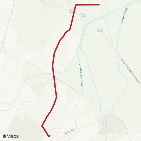 Център за градска мобилност Автостанция Орландовци - Кв. Бенковски - Автостанция Орландовци map
