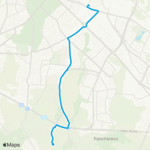 Център за градска мобилност АВТОСТАНЦИЯ ГЕО МИЛЕВ - ЛИФТА СИМЕОНОВО - АВТОСТАНЦИЯ ГЕО МИЛЕВ map