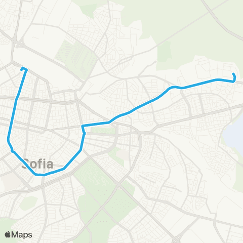 Център за градска мобилност СТАДИОН ГЕОРГИ АСПАРУХОВ - УЛ. ВИШОВГРАД - СТАДИОН ГЕОРГИ АСПАРУХОВ map