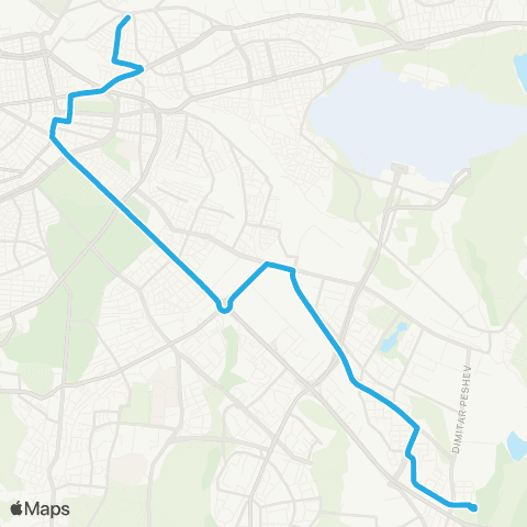 Център за градска мобилност Ж.К. Хаджи Димитър - Ж.К. ДРУЖБА-2 - ж.К. Хаджи Димитър map