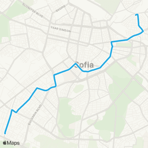 Център за градска мобилност Ж.К. БЪКСТОН - Ул. Ген. Гурко - Ж.К. БЪКСТОН map