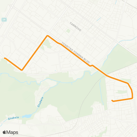 Център за градска мобилност Ж.К. ЛЮЛИН-5 - БУЛ. АЛ. СТАМБОЛИЙСКИ - Ж.К. ЛЮЛИН-5 map
