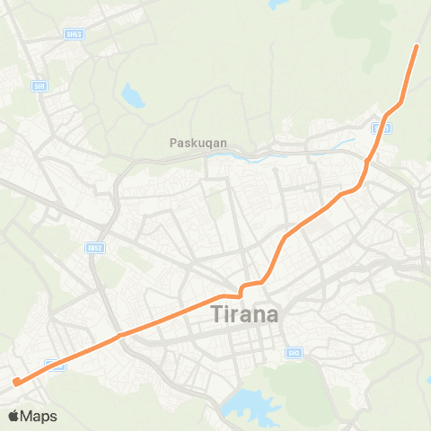 Urbani Kombinat – Tufinë map