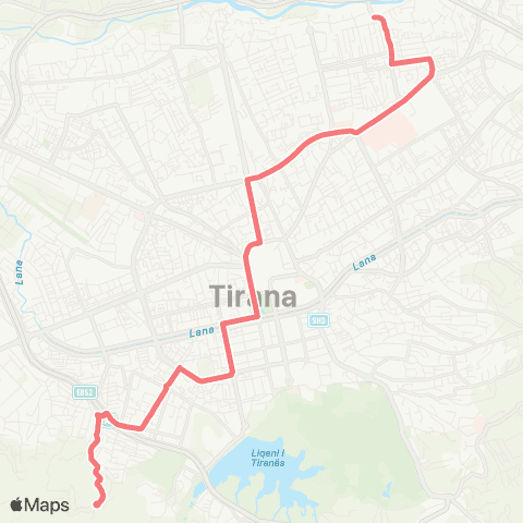 Urbani Kodra e Diellit – Allias map