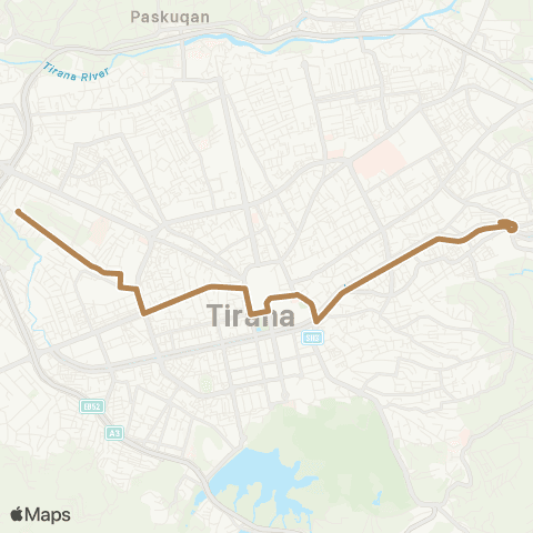 Urbani Rrethrrotullimi Shkozë – Ish-fusha e aviacionit map
