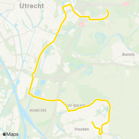 U-OV Houten - Science Park map