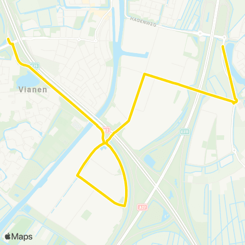 U-OV Hoef en Haag - Vianen map