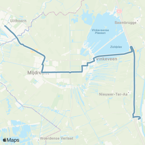 U-OV U-liner Breukelen - Uithoorn map