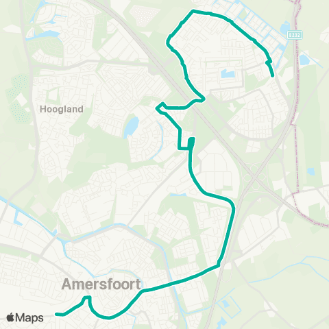 U-OV U-link Amersfoort CS - Vathorst map