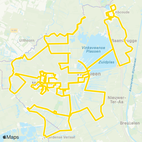 U-OV U-Flex De Ronde Venen map