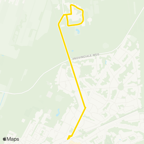 U-OV Bilthoven - Berg en Bosch map