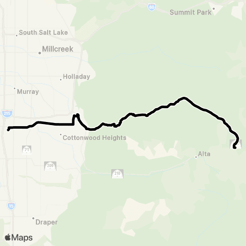 UTA Binghm Jnct / Sol Brightn map
