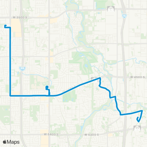 UTA Mid-Valley Connector BRT map