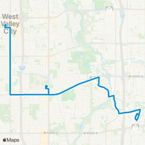 UTA Mid-Valley Connector BRT map