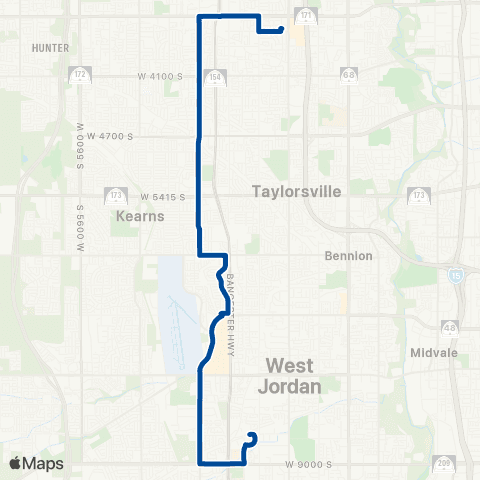 UTA 4000 West / Dixie Valley map