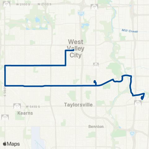 UTA 4700 South map