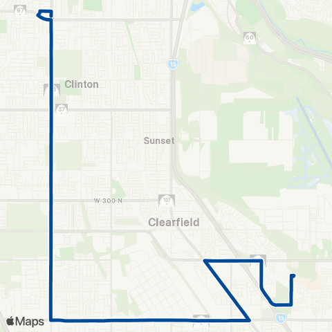 UTA West Roy / WSU Davis map