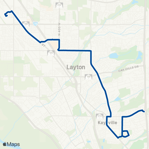 UTA Clfd Station / Fruit Heights PnR map