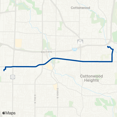UTA 7200 South map