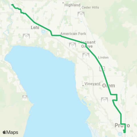 UTA State Street map