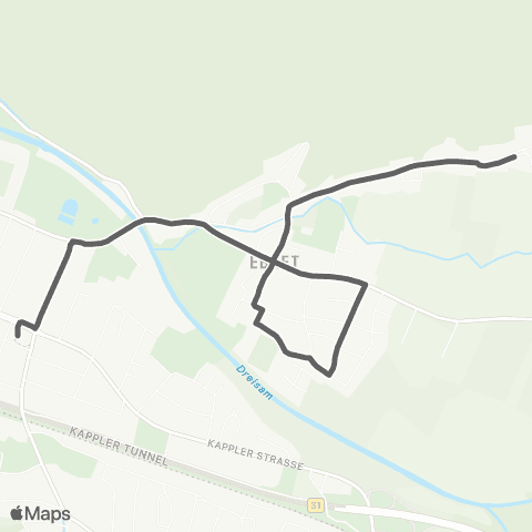 VAG Ebnet - Littenweiler map