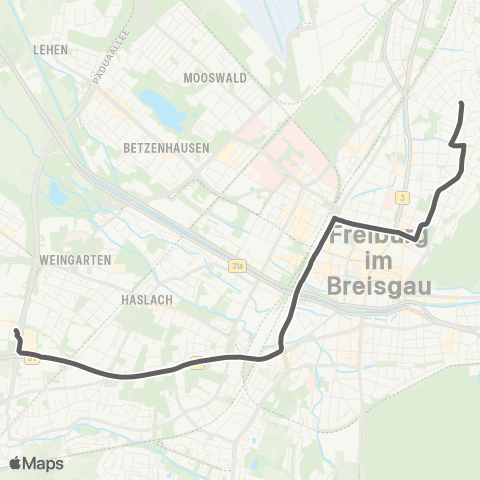 VAG Europaplatz - Herdern map