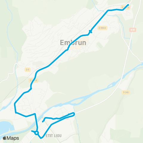 Vaï St-Surnin - Entraigues - Portes du Lac map