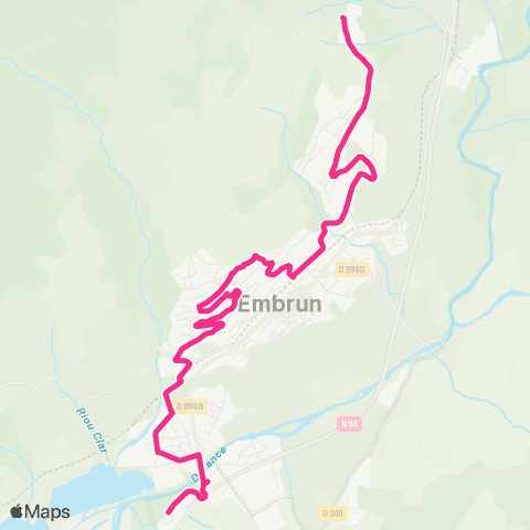 Vaï Les Maures - Portes du Lac - Entraigues map