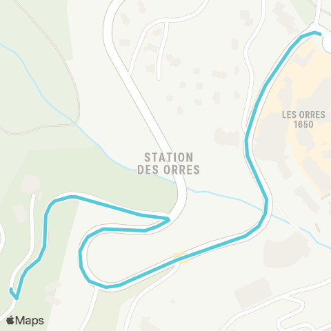 Vaï Loup Blanc - Centre Station 1650 map