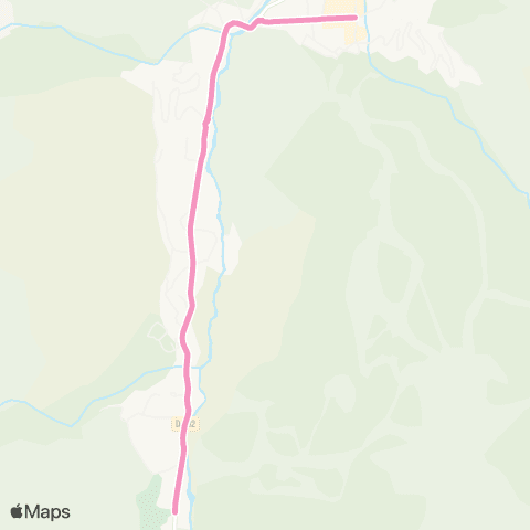 Skibus Valloire Verneys map