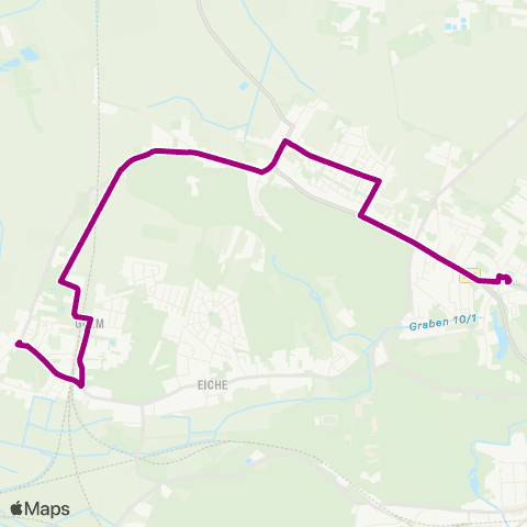 Verkehrsbetrieb Potsdam Kirschallee ↔︎ Science Park map
