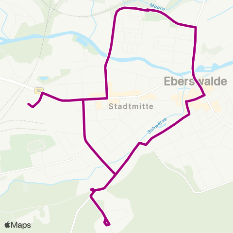 Barnimer Busgesellschaft Busbahnhof ↔︎ Busbahnhof map