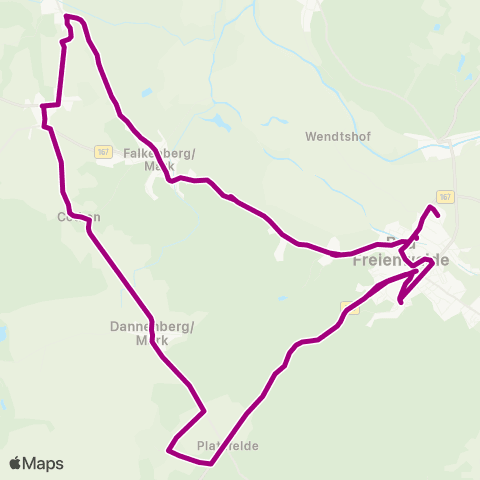 Barnimer Busgesellschaft Busbahnhof ↔︎ Busbahnhof map