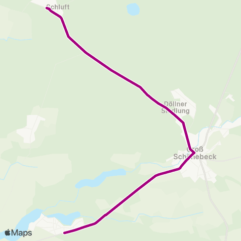 Barnimer Busgesellschaft Groß Schönebeck ↔︎ Schluft map