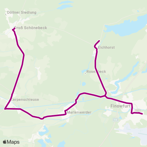Barnimer Busgesellschaft Fachmarkt ↔︎ Feuerwehr map