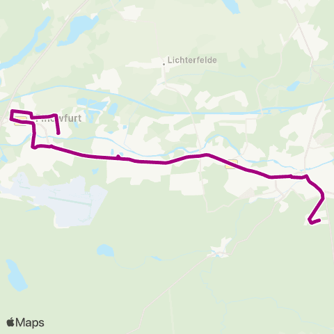 Barnimer Busgesellschaft Finowfurt ↔︎ Südend map