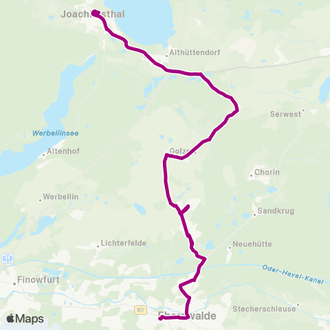 Barnimer Busgesellschaft Golzow ↔︎ Busbahnhof map